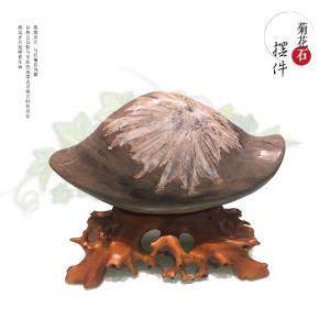 【厂家直销】天然彩色菊花石雕奇石摆件/观赏收藏送礼镇宅工艺品